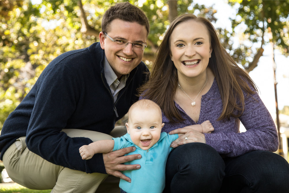 Palo Alto Family, 4 month old, Portrait Photography